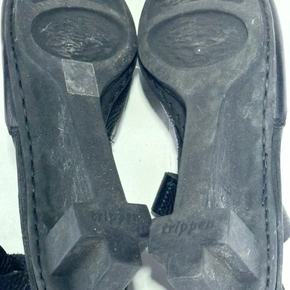 Trippen Handmade (Germany) Leather Platform Shoe in Black Women’s Size 40 US 10 - Picture 4 of 5